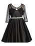 Just Kids Girls Satin Dress with Rhinestone Belt and Sheer Embroidered Bolero, Sizes 4-14 - SophiasStyle.com